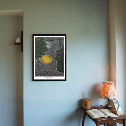 Christine Bae Quiet#2 Yellow Circle Art Poster